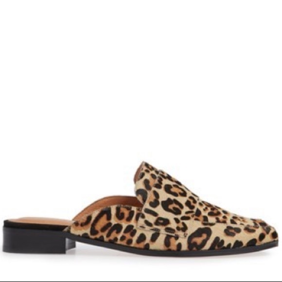 halogen // calf hair leopard mules - Picture 3 of 7